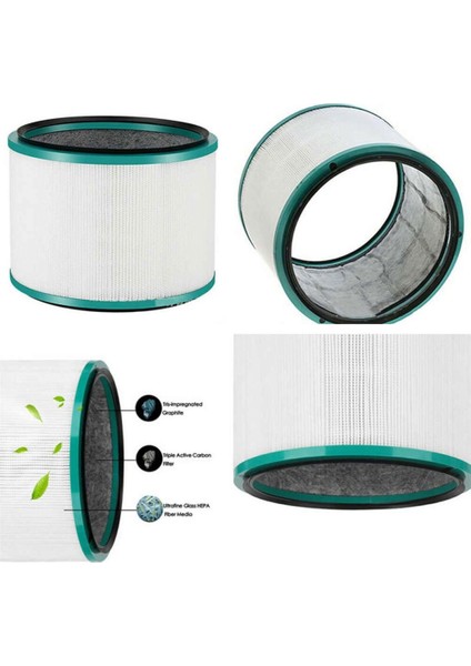 Dyson Pure Hot + Cool Link HP01 HP02 Hava Temizleyici Silindirik Hepa Filtre