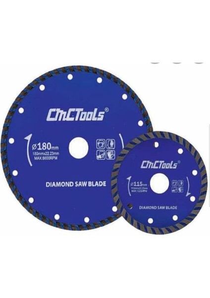 Cmc Tools Turbo Elmas Testere 180 mm