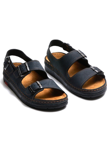 Yazlık Erkek Deri Sandalet