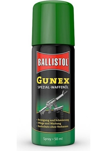 Gunex 50 ml Sprey Sılah Bakım Yağı Bey Av