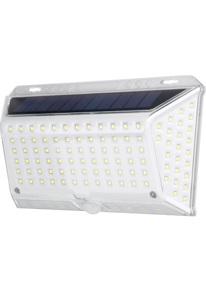 142LED Solar Duvar Lambası - Beyaz (Yurt Dışından)