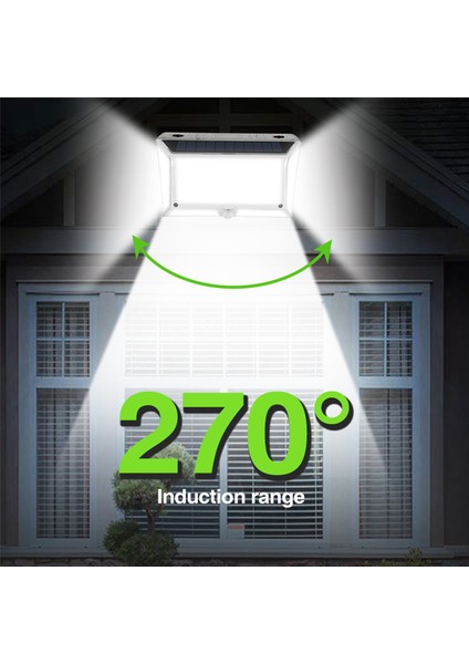 142LED Solar Duvar Lambası - Beyaz (Yurt Dışından) fırsatları