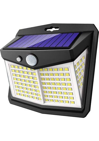 128LED Solar Duvar Işığı Kızılötesi Hareket Sensörü (Yurt Dışından)