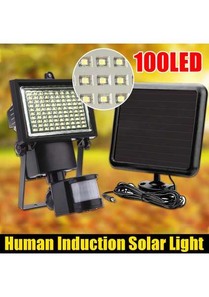 100LED Güneş Duvar Işıkları Su Geçirmez (Yurt Dışından)