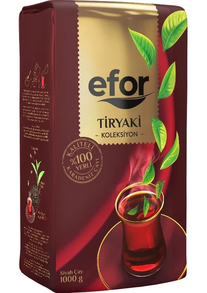 Efor Tiryaki Dökme Siyah Çay - 1000gr