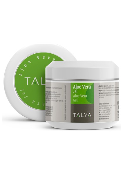 Aloe Vera Jel, Nemlendirici Vücut Jeli, 50 ml