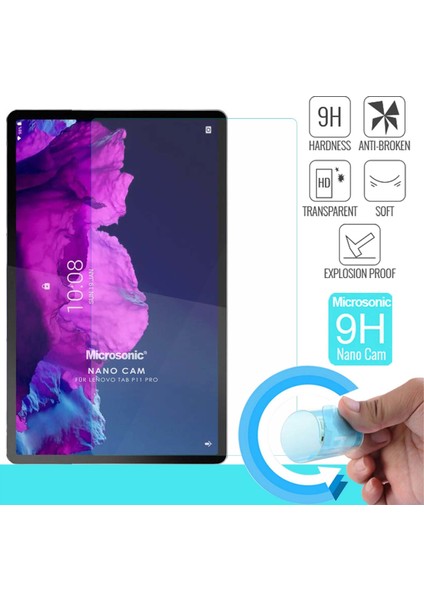 Lenovo Tab P11 Pro TB-J706F Nano Glass Cam Ekran Koruyucu