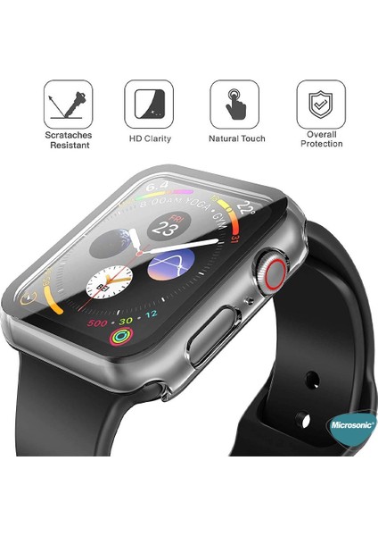 Apple Watch Uyumlu Series 6 40MM Kılıf Clear Premium Slim Watch Uyumluband Şeffaf modelleri
