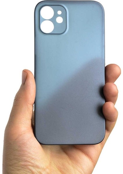 iPhone 12 Ultra Ince Kamera Çıkıntılı Pp Silikon Kılıf