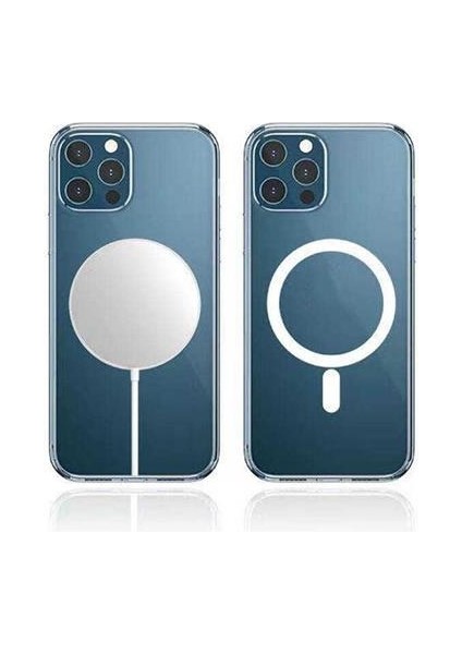 Apple iPhone 11 Pro Kılıf Kamera Korumalı Manyetik Kablosuz Şarj