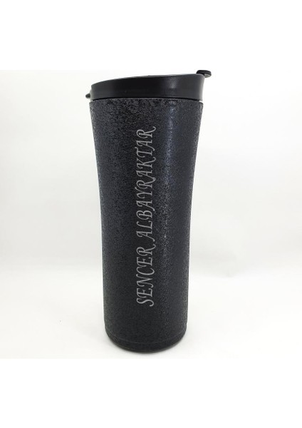 Kişiye Özel Paslanmaz Çelik French Press Termos 500 ml