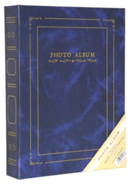 13X18CM 200’LÜK Ciltbezli Fotoğraf Albümü "mavi" 9207M
