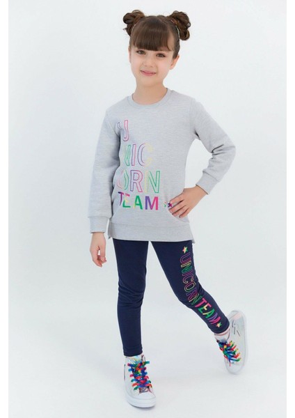 2583-2 Kız Çocuk Tayt Takım