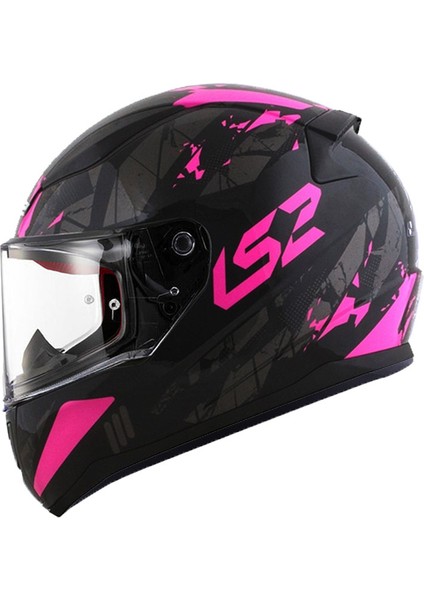 Rapıd Palımnesıs Mat Siyah-Pembe Kask