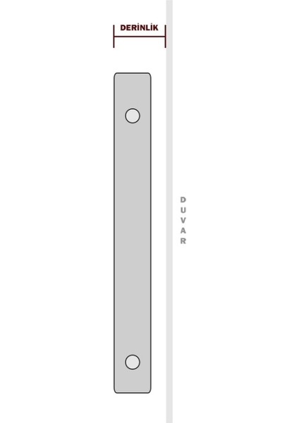 70 cm Monorad Dekoratif Radyatör Kapağı Jet Siyah (Ral 9005)