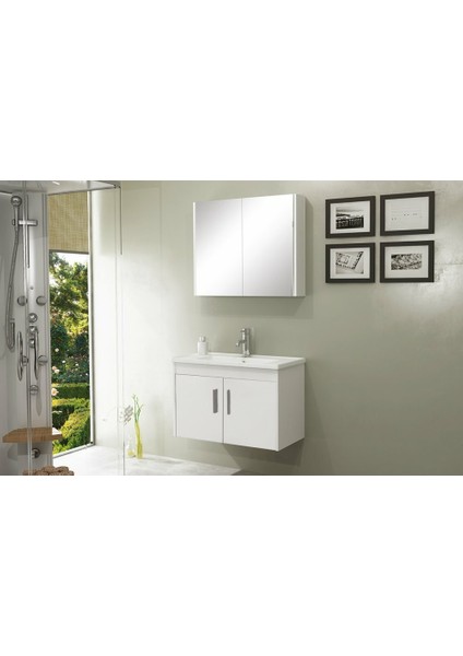 Gama 65 cm Banyo Dolabı - Beyaz