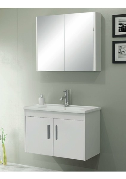 Gama 80 cm Banyo Dolabı - Beyaz