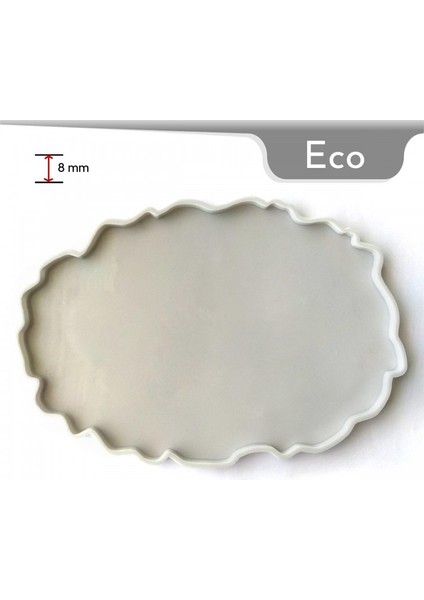 Eco Tepsi Geode Silikon Kalıbı