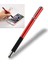Yuvarlak İnce İpucu Kapasitif Kalem Stylus Universal 2 Kırmızı (Yurt Dışından) 1