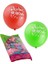 Iyiki Doğdun Baskılı Karışık Renkli Balon 12 Inç 20 Adet 1