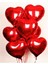 Kırmızı Kalp Folyo Balon 45 cm 5 Adet 2
