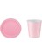 Pembe Doğum Günü Tabak Bardak Seti 8 Kişilik 1