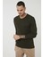 Pamuklu Bisiklet Yaka Basic Sweat Erkek Sweat 5905073 3
