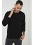 % 100 Pamuk Bisiklet Yaka Basic Sweat Erkek Sweat 5905028 1