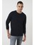 % 100 Pamuk Bisiklet Yaka Basic Sweat Erkek Sweat 5905028 2