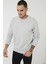 % 100 Pamuk Bisiklet Yaka Basic Sweat Erkek Sweat 5905028 1