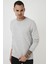 % 100 Pamuk Bisiklet Yaka Basic Sweat Erkek Sweat 5905028 3