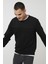 Pamuklu Bisiklet Yaka Slim Fit Sweat Erkek Sweat 5905033 1