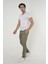 Erkek Slim Fit Dar Kesim Örgü Kumaş Yan Cep Koton Chino Pantolon 1