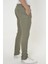Erkek Slim Fit Dar Kesim Örgü Kumaş Yan Cep Koton Chino Pantolon 4