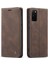 Samsung Galaxy S20 Için Retro Pu Deri Tpu Kart Bölmeli Manyetik Flip Standlı Kılıf (Yurt Dışından) 1