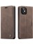 iPhone 12 Mini Için Retro Pu Deri Tpu Kart Bölmeli Manyetik Flip Standlı Kılıf (Yurt Dışından) 1