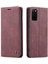 Samsung Galaxy S20 Için Retro Pu Deri Tpu Kart Bölmeli Manyetik Flip Standlı Kılıf (Yurt Dışından) 1