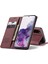 Samsung Galaxy S20 Için Retro Pu Deri Tpu Kart Bölmeli Manyetik Flip Standlı Kılıf (Yurt Dışından) 3