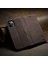 iPhone 12 Pro Max Için Retro Pu Deri Tpu Kart Bölmeli Manyetik Flip Standlı Kılıf (Yurt Dışından) 2