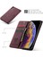 iPhone Xs / iPhone x Için Retro Pu Deri Tpu Kart Bölmeli Manyetik Flip Standlı Kılıf (Yurt Dışından) 5