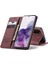 Samsung Galaxy S20 Plus Için Retro Pu Deri Tpu Kart Bölmeli Manyetik Flip Standlı Kılıf (Yurt Dışından) 3