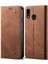 Samsung Galaxy A20 / A30 Için Retro Deri Flip Standlı Kılıf (Yurt Dışından) 1