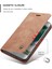 iPhone Se 2020 / iPhone 7 / iPhone 8 Için Retro Pu Deri Tpu Kart Bölmeli Manyetik Flip Standlı Kılıf (Yurt Dışından) 3