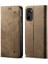 Xiaomi Poco F3 Için Retro Deri Flip Cüzdan Standlı Kılıf (Yurt Dışından) 1