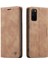 Samsung Galaxy S20 Için Retro Pu Deri Tpu Kart Bölmeli Manyetik Flip Standlı Kılıf (Yurt Dışından) 1