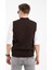 Erkek Orta Yaş ve Üzeri Triko Örgü Akrilik Kışlık Baba Fermuarlı Yelek 2073-Kahve Rengi 2