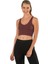 Kadın Modal Crop Top Büstiyer Bordo Toparlayıcı Seamless Dikişsiz Örme Kalın Askılı Basic 1