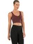 Kadın Modal Crop Top Büstiyer Bordo Toparlayıcı Seamless Dikişsiz Örme Kalın Askılı Basic 3