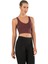 Kadın Modal Crop Top Büstiyer Bordo Toparlayıcı Seamless Dikişsiz Örme Kalın Askılı Basic 4