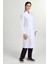 Önlük Kadın Tesettür Hakim Yaka Doktor Hemşire Öğretmen Önlüğü Beyaz GMZ-1401 2